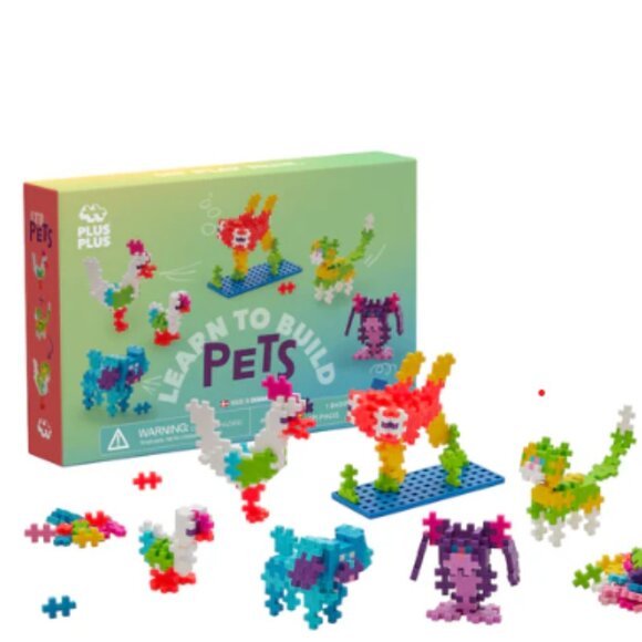 Plus-Plus Other - Plus-Plus Learn to Build Pets - 275 pcs Ages 5+